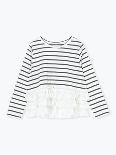 Re-J＆SUPURE(リジェイ＆スプル) |【Sasaki Mikiコラボ】3段フリルトップス