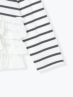 Re-J＆SUPURE(リジェイ＆スプル) |【Sasaki Mikiコラボ】3段フリルトップス