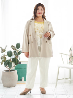 Re-J＆SUPURE(リジェイ＆スプル) |【Sasaki Mikiコラボ】前後2Way配色ヘンリーネックトップス