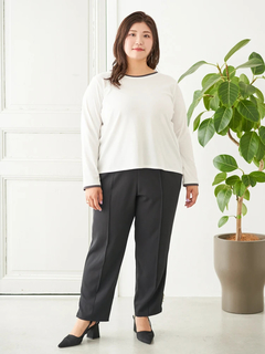 Re-J＆SUPURE(リジェイ＆スプル) |【Sasaki Mikiコラボ】前後2Way配色ヘンリーネックトップス