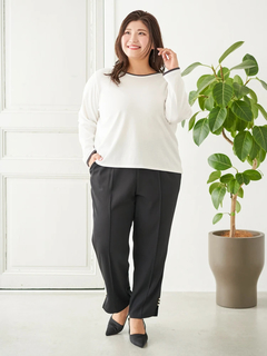 Re-J＆SUPURE(リジェイ＆スプル) |【Sasaki Mikiコラボ】前後2Way配色ヘンリーネックトップス