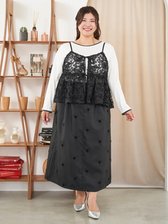 Re-J＆SUPURE(リジェイ＆スプル) |【Sasaki Mikiコラボ】前後2Way配色ヘンリーネックトップス