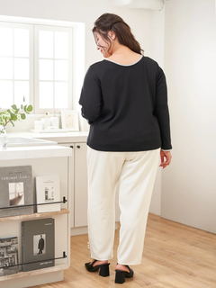 Re-J＆SUPURE(リジェイ＆スプル) |【Sasaki Mikiコラボ】前後2Way配色ヘンリーネックトップス