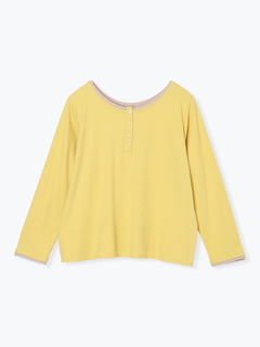 Re-J＆SUPURE(リジェイ＆スプル) |【Sasaki Mikiコラボ】前後2Way配色ヘンリーネックトップス