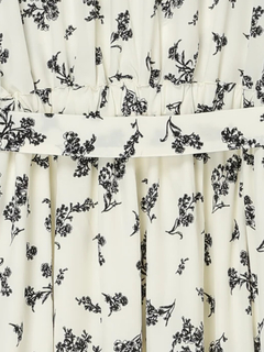 Re-J＆SUPURE(リジェイ＆スプル) |裾チュールアシメ切り替え花柄シャツワンピース