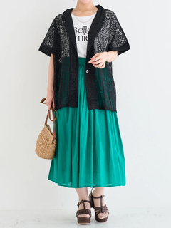 Re-J＆SUPURE(リジェイ＆スプル) |【接触冷感】ターンバックロゴ刺繍シャツ