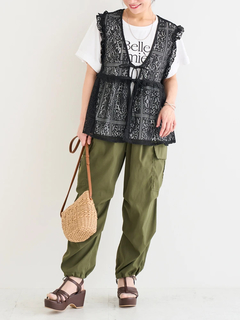 Re-J＆SUPURE(リジェイ＆スプル) |【接触冷感】ターンバックロゴ刺繍シャツ