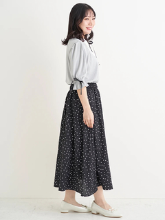 Re-J＆SUPURE(リジェイ＆スプル) |【WEB限定】ドットスカートドッキングワンピース