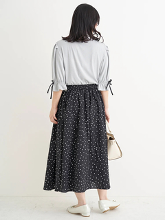 Re-J＆SUPURE(リジェイ＆スプル) |【WEB限定】ドットスカートドッキングワンピース