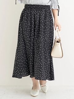 Re-J＆SUPURE(リジェイ＆スプル) |【WEB限定】ドットスカートドッキングワンピース