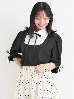 Re-J＆SUPURE(リジェイ＆スプル) |【WEB限定】ドットスカートドッキングワンピース