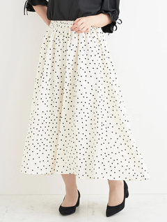 Re-J＆SUPURE(リジェイ＆スプル) |【WEB限定】ドットスカートドッキングワンピース