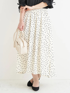 Re-J＆SUPURE(リジェイ＆スプル) |【WEB限定】ドットスカートドッキングワンピース