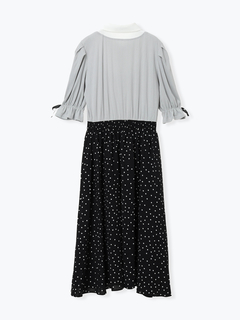 Re-J＆SUPURE(リジェイ＆スプル) |【WEB限定】ドットスカートドッキングワンピース