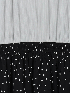 Re-J＆SUPURE(リジェイ＆スプル) |【WEB限定】ドットスカートドッキングワンピース