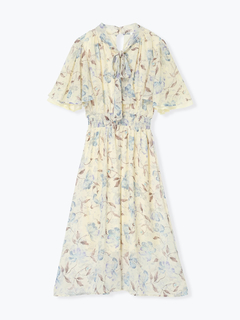 Re-J＆SUPURE(リジェイ＆スプル) |【WEB限定】花柄ボウタイワンピース