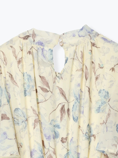 Re-J＆SUPURE(リジェイ＆スプル) |【WEB限定】花柄ボウタイワンピース