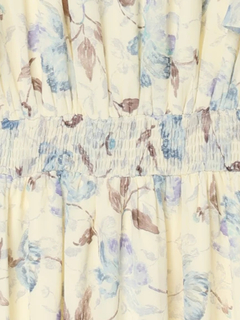 Re-J＆SUPURE(リジェイ＆スプル) |【WEB限定】花柄ボウタイワンピース