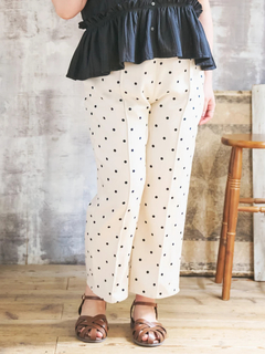 Re-J＆SUPURE(リジェイ＆スプル) |【Komachiコラボ】ドットイージーパンツ