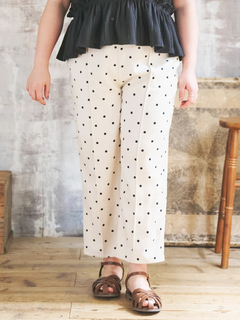 Re-J＆SUPURE(リジェイ＆スプル) |【Komachiコラボ】ドットイージーパンツ