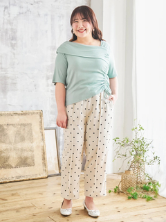 Re-J＆SUPURE(リジェイ＆スプル) |【Komachiコラボ】ドットイージーパンツ