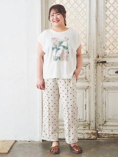 Re-J＆SUPURE(リジェイ＆スプル) |【Komachiコラボ】ドットイージーパンツ