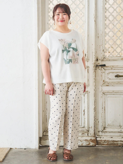 Re-J＆SUPURE(リジェイ＆スプル) |【Komachiコラボ】ドットイージーパンツ