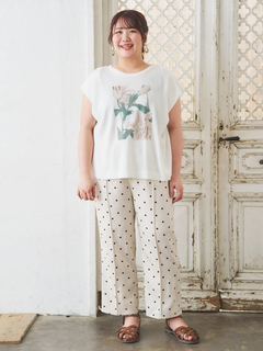 Re-J＆SUPURE(リジェイ＆スプル) |【Komachiコラボ】ドットイージーパンツ