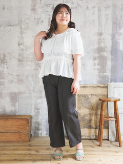 Re-J＆SUPURE(リジェイ＆スプル) |【Komachiコラボ】ドットイージーパンツ