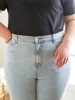 Re-J＆SUPURE(リジェイ＆スプル) |【Kannaコラボ】サイドレース切替デニムフレアパンツ