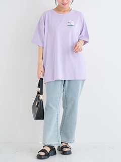 Re-J＆SUPURE(リジェイ＆スプル) |【Kannaコラボ】サイドレース切替デニムフレアパンツ