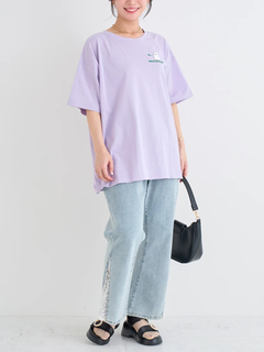 Re-J＆SUPURE(リジェイ＆スプル) |【Kannaコラボ】サイドレース切替デニムフレアパンツ