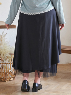 Re-J＆SUPURE(リジェイ＆スプル) |【Kannaコラボ】プリーツ×チュールラッフルスカート