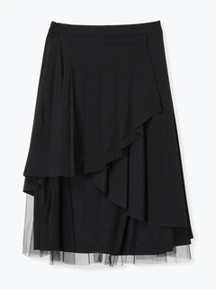 Re-J＆SUPURE(リジェイ＆スプル) |【Kannaコラボ】プリーツ×チュールラッフルスカート