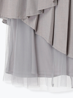 Re-J＆SUPURE(リジェイ＆スプル) |【Kannaコラボ】プリーツ×チュールラッフルスカート