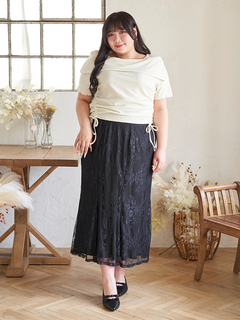 Re-J＆SUPURE(リジェイ＆スプル) |【Kannaコラボ】レースマーメイドスカート