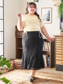 Re-J＆SUPURE(リジェイ＆スプル) |【Kannaコラボ】レースマーメイドスカート