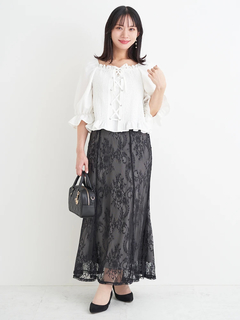 Re-J＆SUPURE(リジェイ＆スプル) |【Kannaコラボ】レースマーメイドスカート