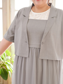 Re-J＆SUPURE(リジェイ＆スプル) |【Kannaコラボ】[SET]ジャケット×チュールジャンスカアンサンブル