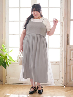 Re-J＆SUPURE(リジェイ＆スプル) |【Kannaコラボ】[SET]ジャケット×チュールジャンスカアンサンブル