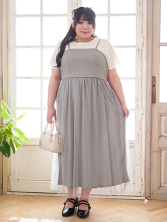 Re-J＆SUPURE(リジェイ＆スプル) |【Kannaコラボ】[SET]ジャケット×チュールジャンスカアンサンブル