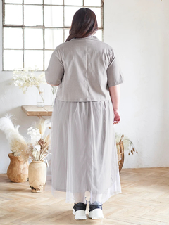 Re-J＆SUPURE(リジェイ＆スプル) |【Kannaコラボ】[SET]ジャケット×チュールジャンスカアンサンブル