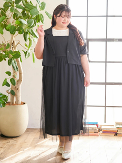 Re-J＆SUPURE(リジェイ＆スプル) |【Kannaコラボ】[SET]ジャケット×チュールジャンスカアンサンブル