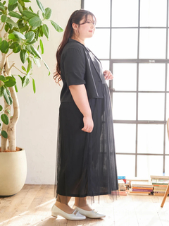 Re-J＆SUPURE(リジェイ＆スプル) |【Kannaコラボ】[SET]ジャケット×チュールジャンスカアンサンブル