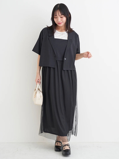 Re-J＆SUPURE(リジェイ＆スプル) |【Kannaコラボ】[SET]ジャケット×チュールジャンスカアンサンブル