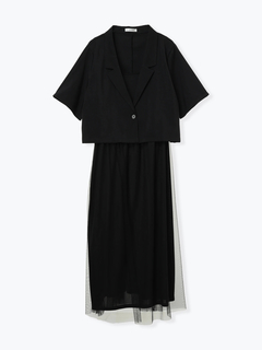 Re-J＆SUPURE(リジェイ＆スプル) |【Kannaコラボ】[SET]ジャケット×チュールジャンスカアンサンブル