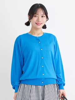 Re-J＆SUPURE(リジェイ＆スプル) |【UVカット・接触冷感】シアークルーネックカーディガン