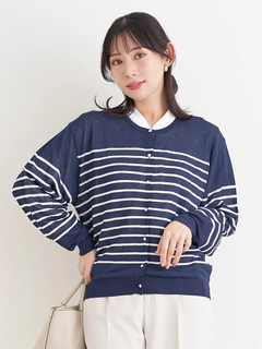 Re-J＆SUPURE(リジェイ＆スプル) |【UVカット・接触冷感】シアークルーネックカーディガン