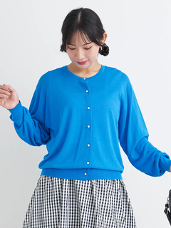 Re-J＆SUPURE(リジェイ＆スプル) |【UVカット・接触冷感】シアークルーネックカーディガン