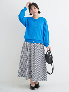 Re-J＆SUPURE(リジェイ＆スプル) |【UVカット・接触冷感】シアークルーネックカーディガン